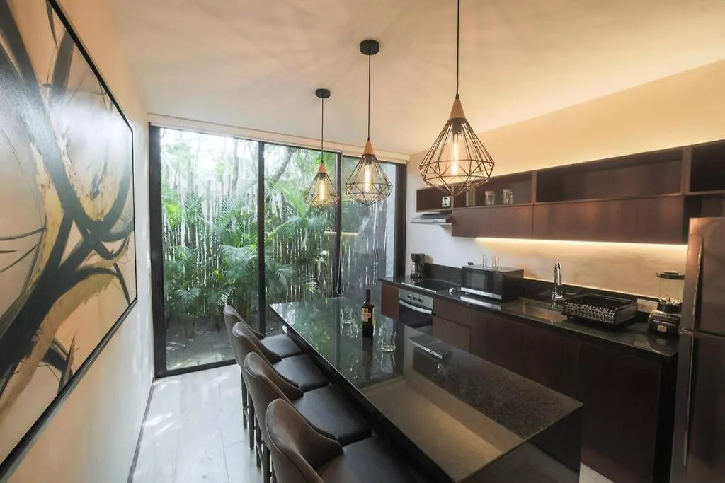 Casa Yaxkin-Modern Apartment With Private Plunge Pool-Jacuzzi In Tulum Mexico