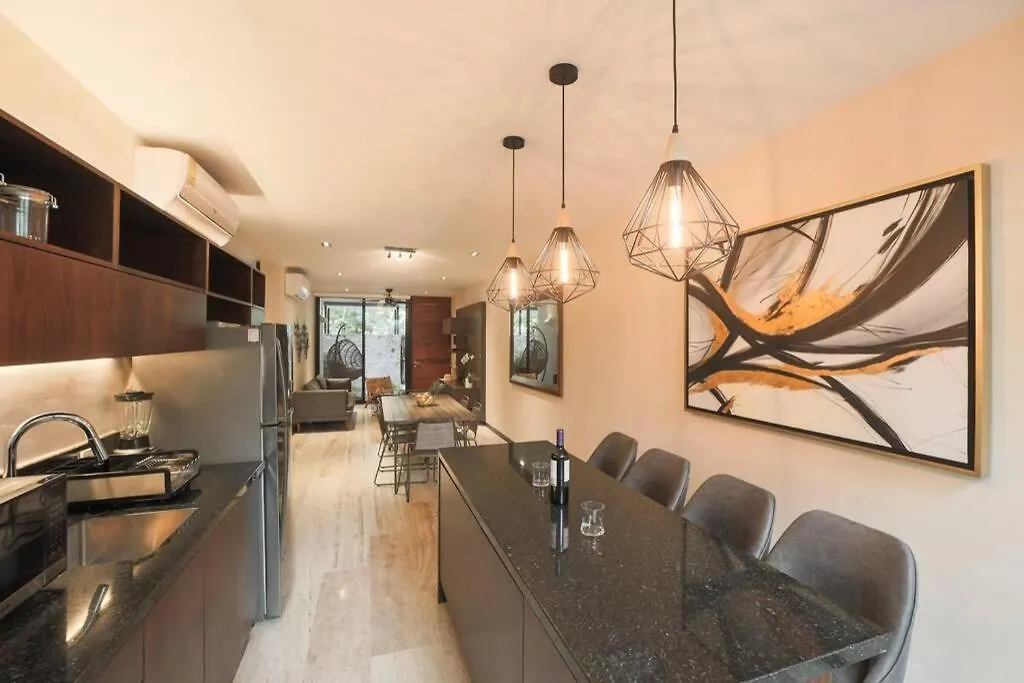 Casa Yaxkin-Modern Apartment With Private Plunge Pool-Jacuzzi In Tulum